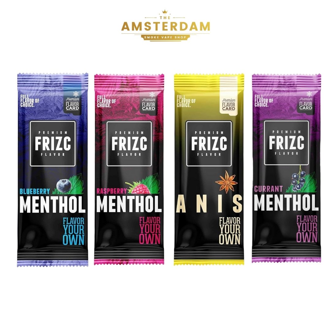 Cartes saveur myrtille menthol FRIZC - 25 cartes par boîte 3 boîtes (75 cartes) 1 24 1