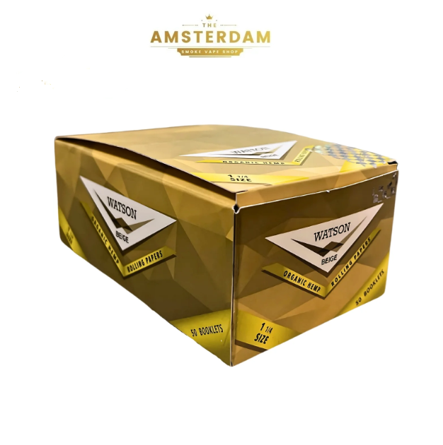 Papiers à Rouler Watson 1 1/4 – Closing Flap Beige 1 0