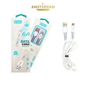 Câble de Charge Rapide O’Val 60W 6A USB → Micro USB – Compatible Samsung Galaxy A54 / Xiaomi Redmi Note 13 6 4 2