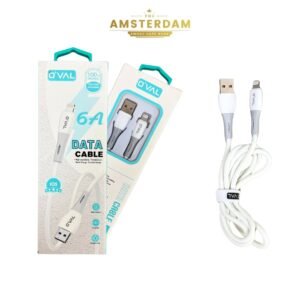 Cable Original O’Val 60W Fast Charger 6A USB to Lightning Cable – Pour iPhone 14 & iPhone 14 Pro Max 11 5 1