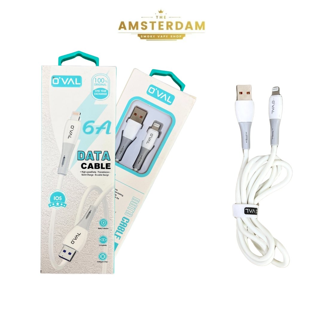 Cable Original O’Val 60W Fast Charger 6A USB to Lightning Cable – Pour iPhone 14 & iPhone 14 Pro Max 1 5 1