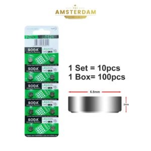 SODA ALKALINE LR621 BATTERIES 5 SODA ALKALINE BATTERY LR621